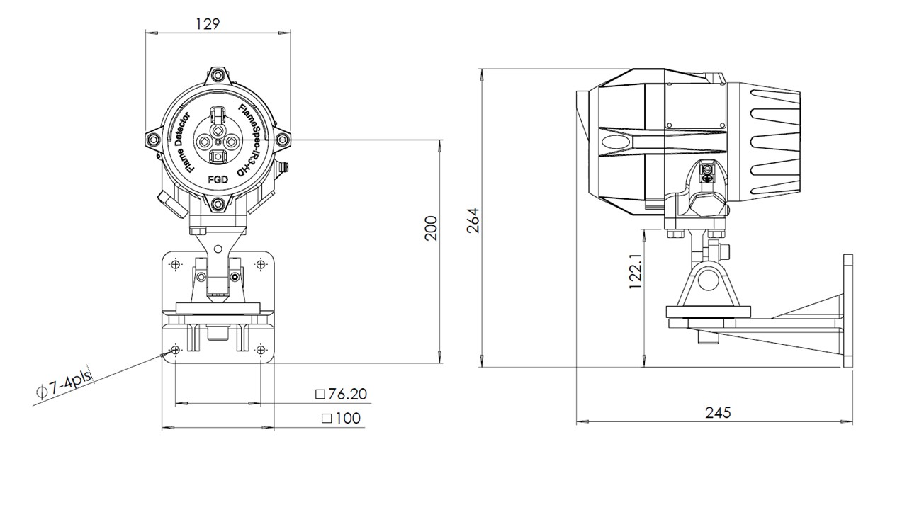 米国FGD社 火炎検知器 ＦｌａｍｅＳｐｅｃシリーズ【輸入商品】